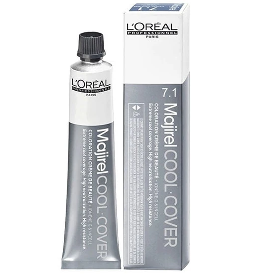 L'oréal Professionnel Majirel Cool Cover Permanent Hair Colour 7 Blondes 50Ml