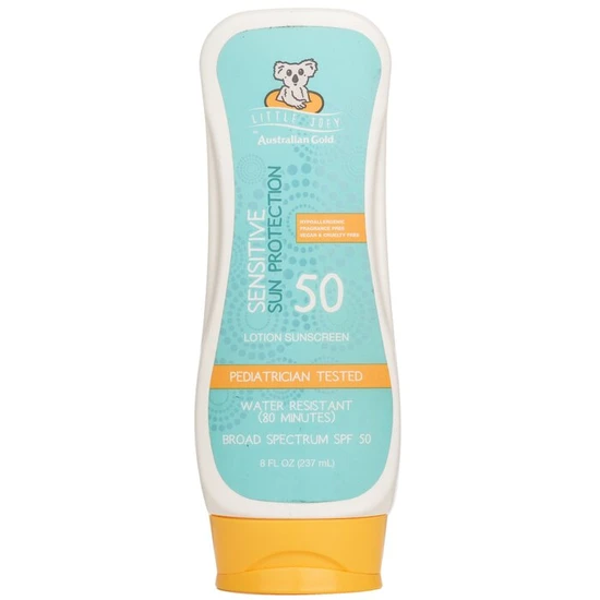Australian Gold Little Joey Lotion Sunscreen SPF 50 Sensitive Sun Protection