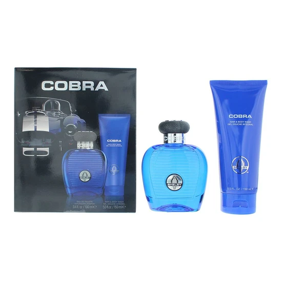 Carroll Shelby Blue Cobra Eau De Toilette 100ml Gift Set