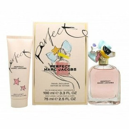Marc Jacobs Perfect Gift Set 100ml Eau De Parfum + 75ml Body Lotion