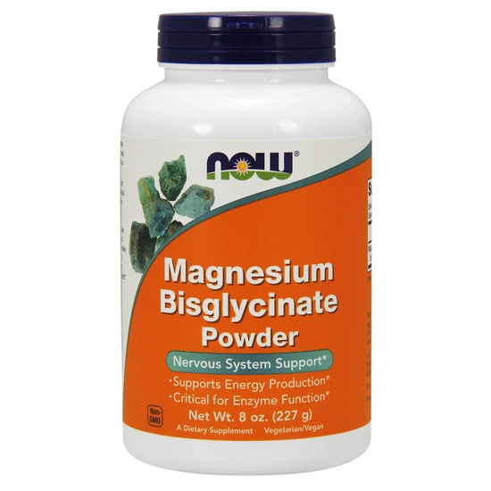 NOW Foods Magnesium Bisglycinate Powder