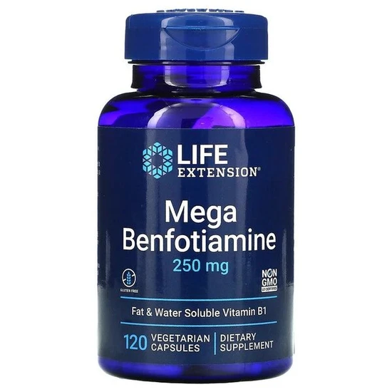 Life Extension Mega Benfotiamine 250mg Vegicaps