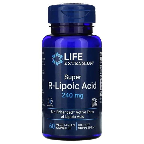 Life Extension Super R-Lipoic Acid 240mg Vegicaps