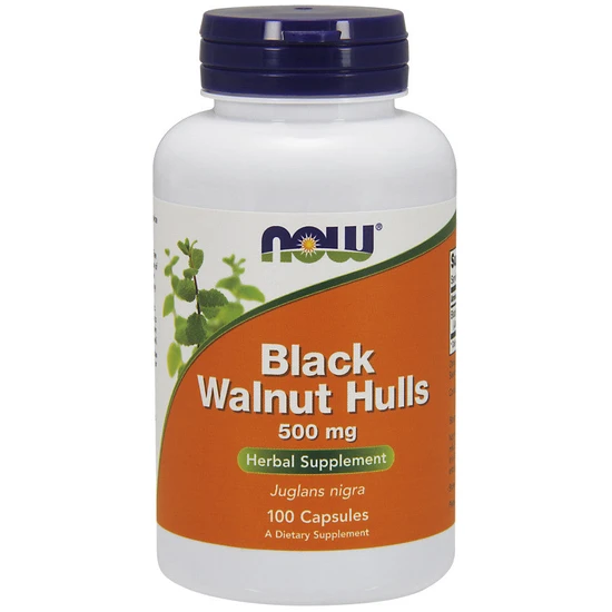 NOW Foods Black Walnut Hulls 500mg
