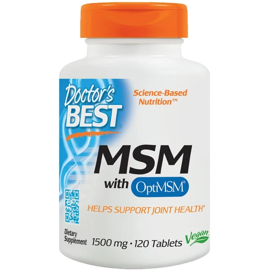 Doctor's Best MSM With OptiMSM Vegan 1500mg
