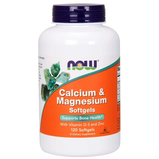 NOW Foods Calcium & Magnesium With Vit D & Zinc