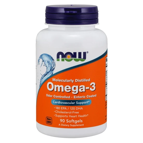 NOW Foods Omega-3 Enteric Coated Softgels