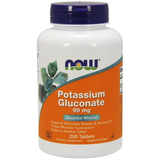 NOW Foods Potassium Gluconate Tablets