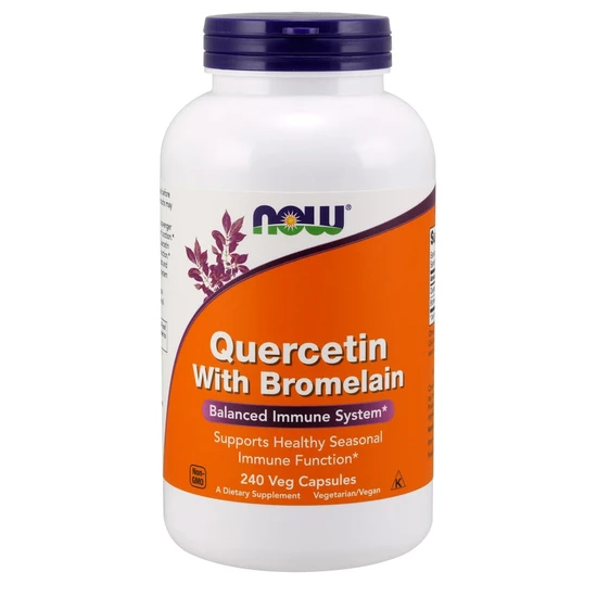 Now Foods Quercetin With Bromelain 240 Capsules