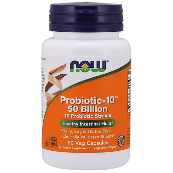 NOW Foods Probiotic-10 50 Billion Capsules