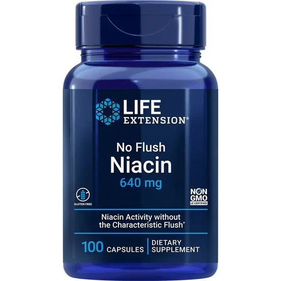 Life Extension No Flush Niacin 640mg