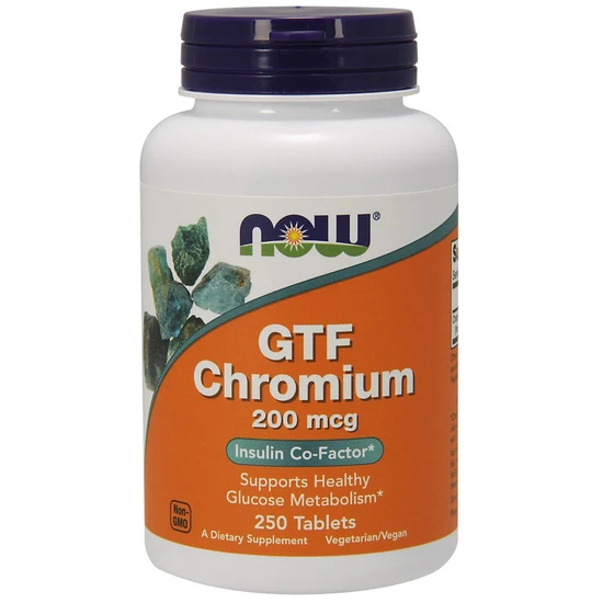 Now Foods Gtf Chromium 200Mcg 250 Tablets