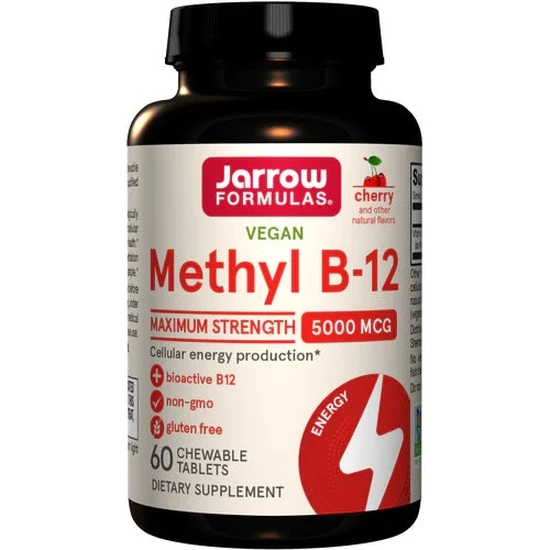 Jarrow Formulas Methyl B12 5000mcg Chew Tablets