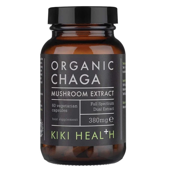 KIKI Health Organic Chaga Mushroom Extract Vegicaps