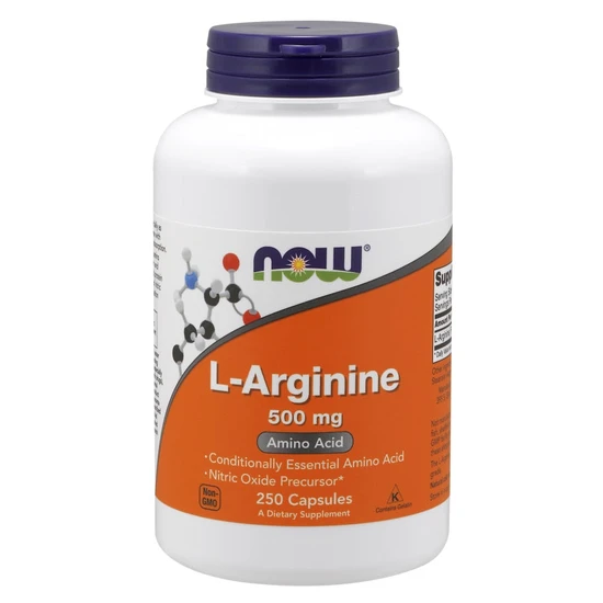 Now Foods L-Arginine 500Mg Capsules 250 Capsules