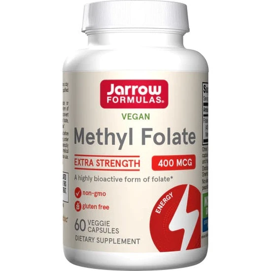 Jarrow Formulas Methyl Folate 400mcg Capsules