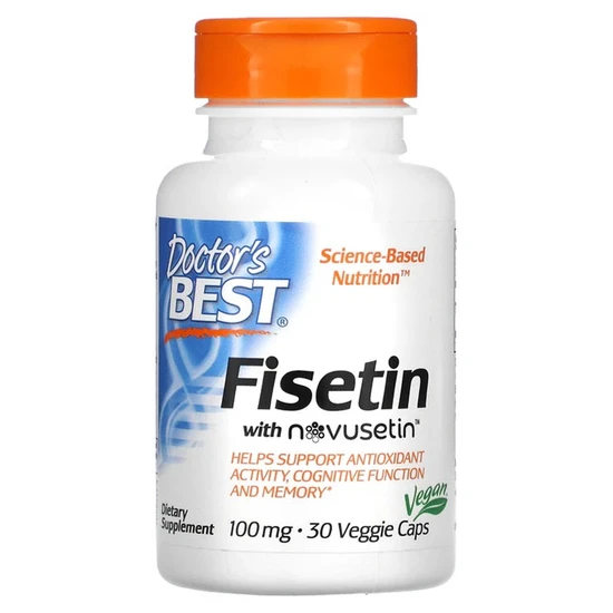 Doctor's Best Fisetin With Novusetin 100mg Vegicaps