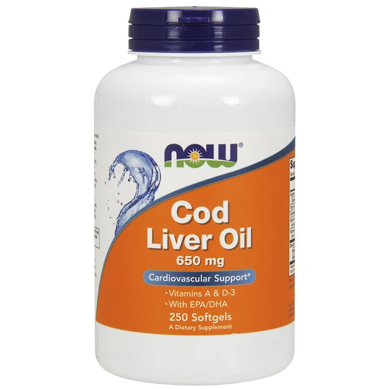 NOW Foods Cod Liver Oil 650mg