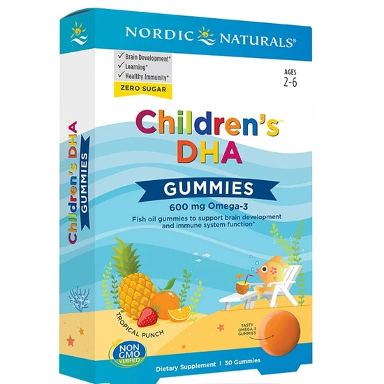 Nordic Naturals Children's DHA 600mg Gummies
