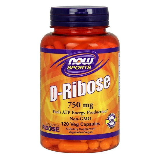 NOW Foods D-Ribose 750mg Capsules