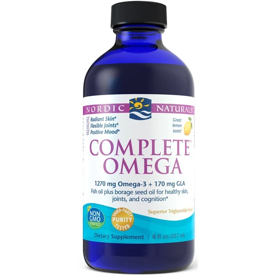 Nordic Naturals Complete Omega 1270mg Lemon