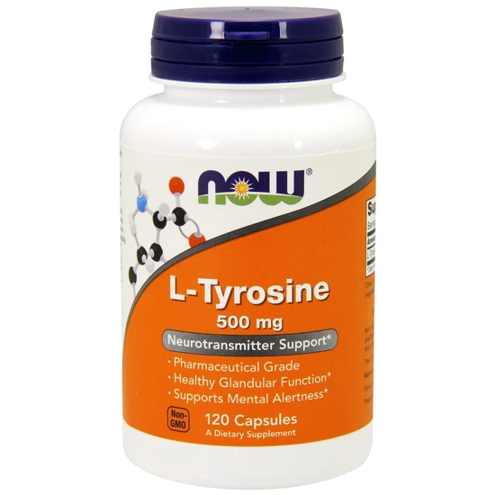 NOW Foods L-Tyrosine 500mg Capsules