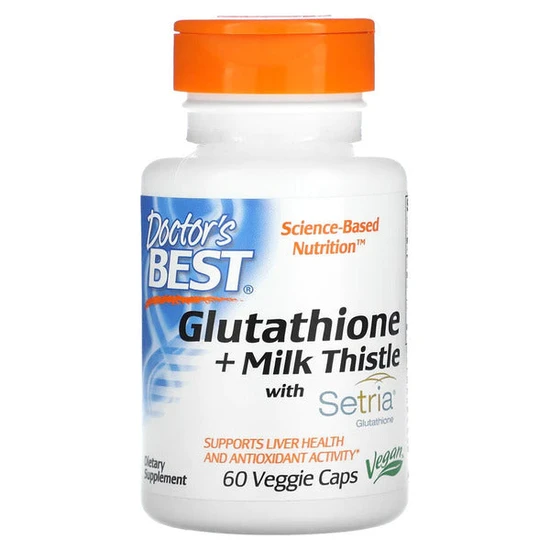 Doctor's Best Glutathione + Milk Thistle