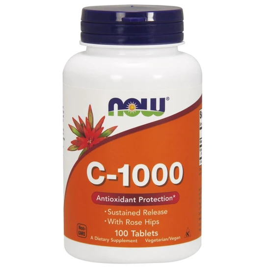NOW Foods Vitamin C-1000 With Rose Hips Sustained Release