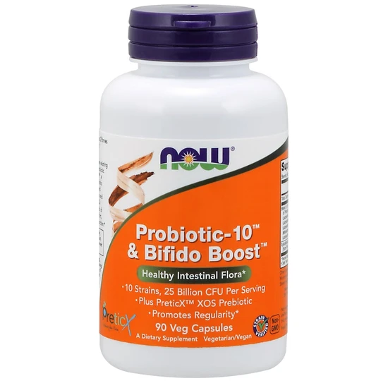 NOW Foods Probiotic-10 & Bifido Boost Capsules