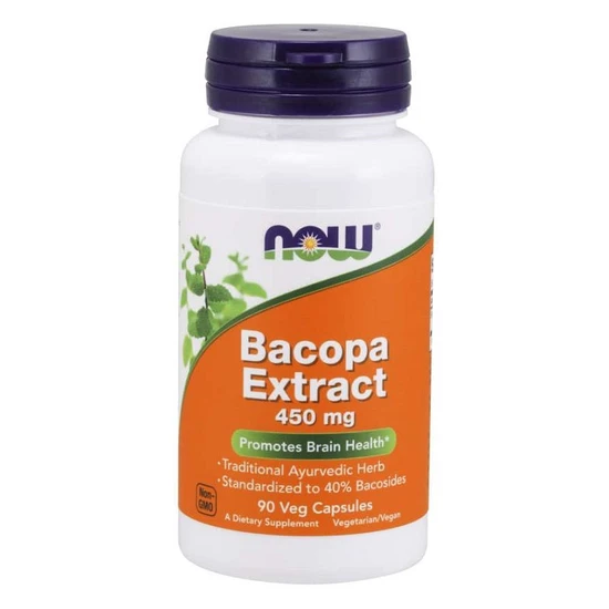 NOW Foods Bacopa Extract 450mg