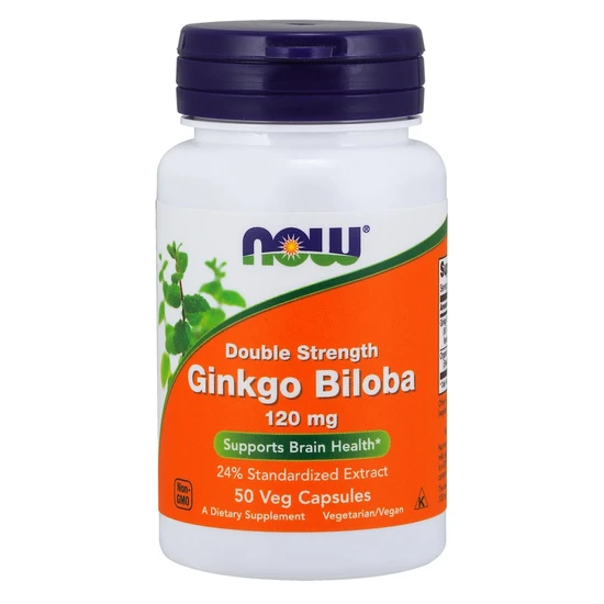 NOW Foods Ginkgo Biloba Double Strength 120mg