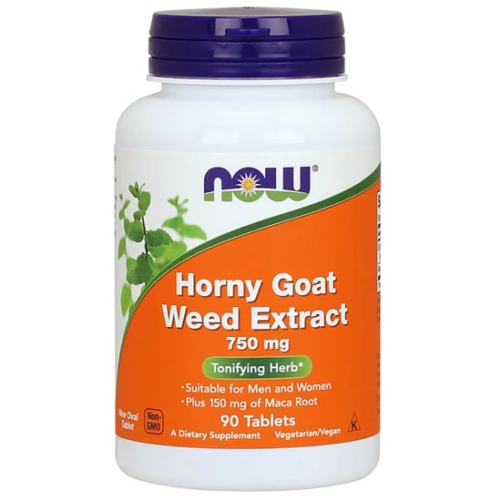 NOW Foods Horny Goat Weed Extract 750mg