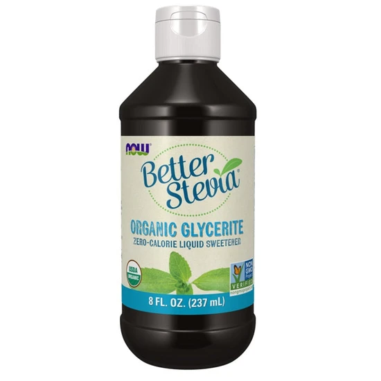 Now Foods Better Stevia Glycerite Alcohol-Free 237Ml