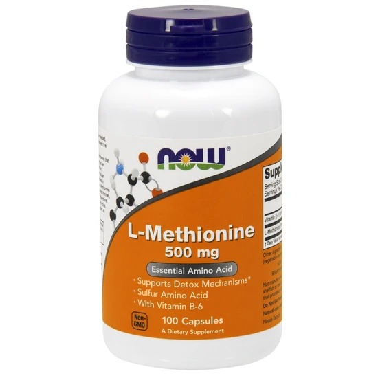 NOW Foods L-Methionine 500mg Capsules