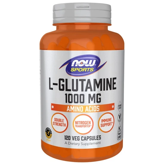 NOW Foods L-Glutamine 1000mg Capsules