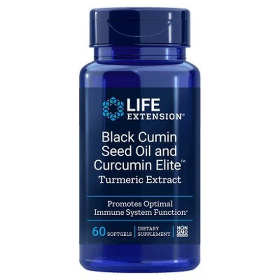 Life Extension Black Cumin Seed Oil & Curcumin Elite Turmeric Extract