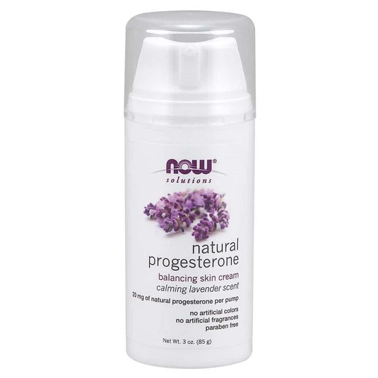 NOW Foods Natural Progesterone Balancing Skin Cream With Lavender