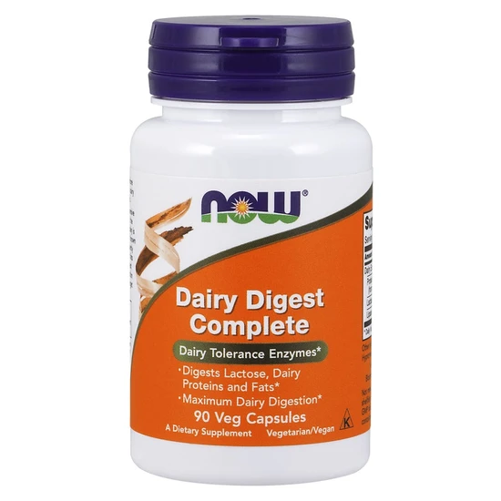 NOW Foods Dairy Digest Complete Capsules