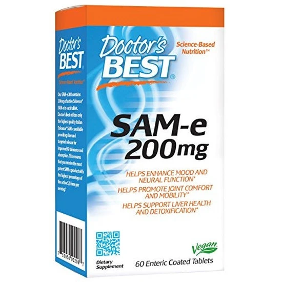 Doctor's Best SAM-e 200mg Tablets