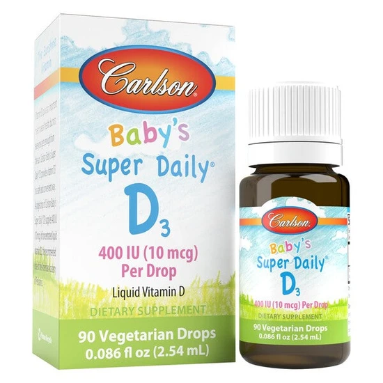 Carlson Labs Baby's Super Daily D3 400iu