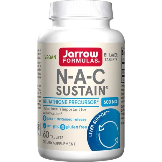 Jarrow Formulas N-A-C Sustain 600mg