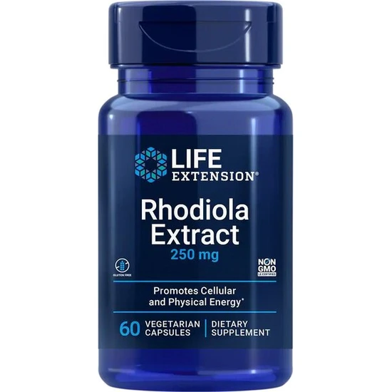 Life Extension Rhodiola Extract 250mg Vegicaps