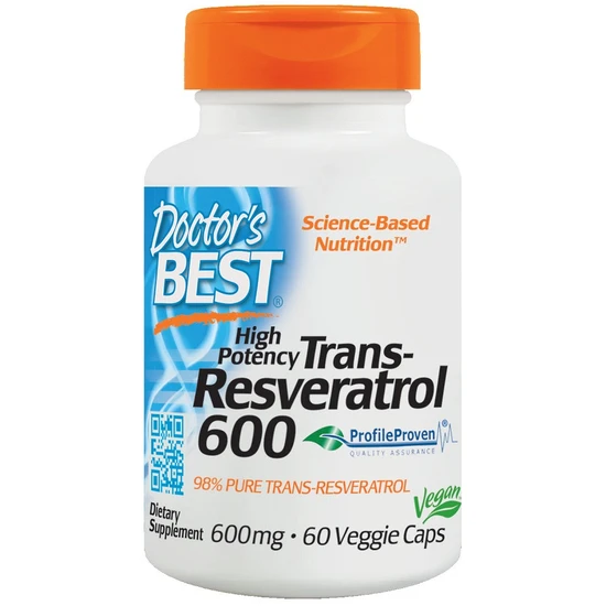 Doctor's Best Trans-Resveratrol 600