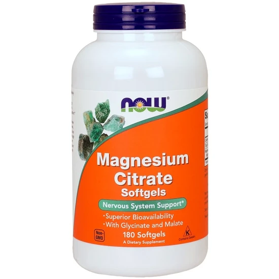 NOW Foods Magnesium Citrate Softgels
