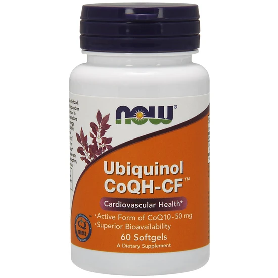 NOW Foods Ubiquinol CoQH-CF Softgels