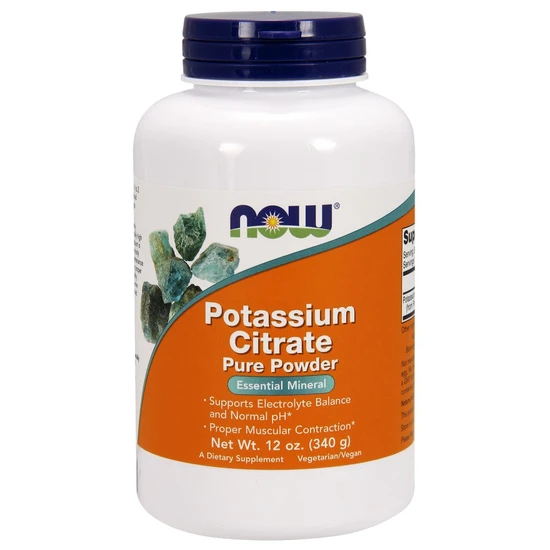 NOW Foods Potassium Citrate Pure Powder