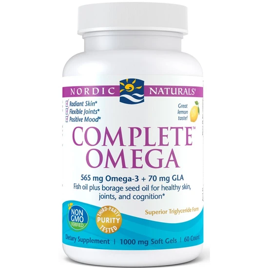 Nordic Naturals Complete Omega 565mg Lemon Softgels