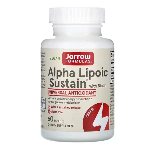 Jarrow Formulas Alpha Lipoic Sustain 300mg With Biotin Tablets