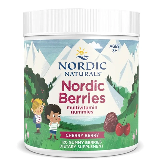 Nordic Naturals Nordic Berries Multivitamin Cherry Berry Gummies