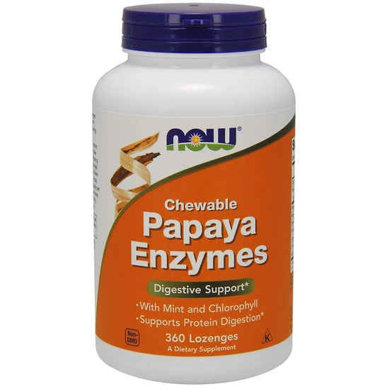 Now Foods Papaya Enzyme Chewable Lozenges 360 Lozenges